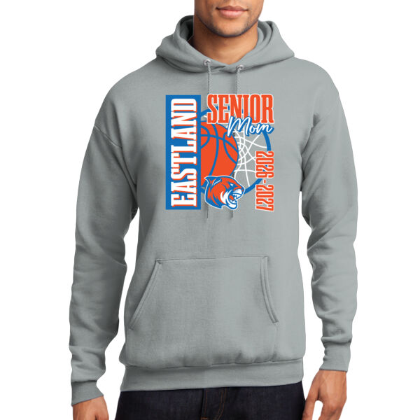 Eastland Basketball Senior 2026 Mom - Core Fleece Pullover Hooded Sweatshirt Thumbnail